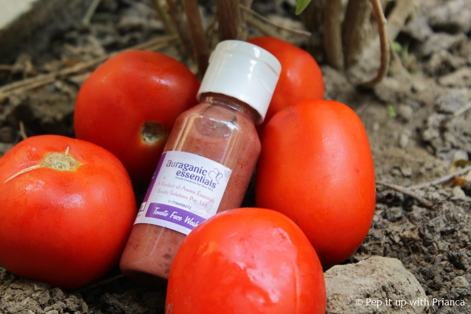 Tomato Face Wash Aroma Essentials - Tomato Face Wash, Carrot Sunscreen, Almond Scrub - Give Nutrition to your Skin