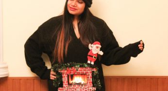 DIY 4D Ugly Christmas Sweater with Fire Place in 15 Minutes | Easy & Affordable